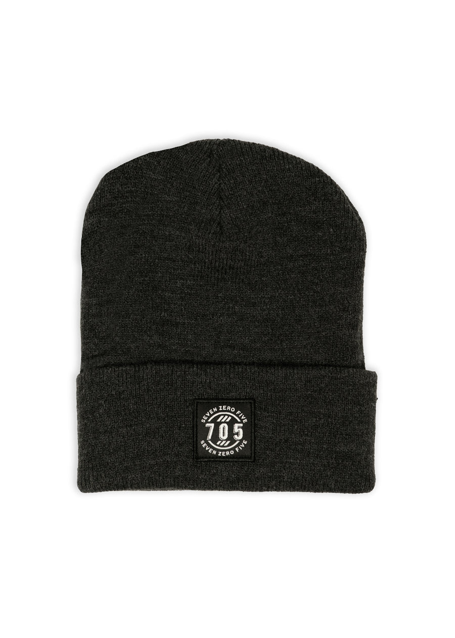 Ribbed Knit Beanie — Soft, stretchy ribbed beanie with a fold-over cuff.
