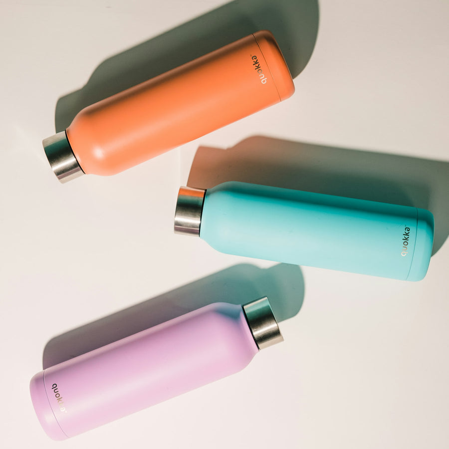 Insulated Steel Bottle — Double-wall stainless bottle that keeps drinks cold all day.